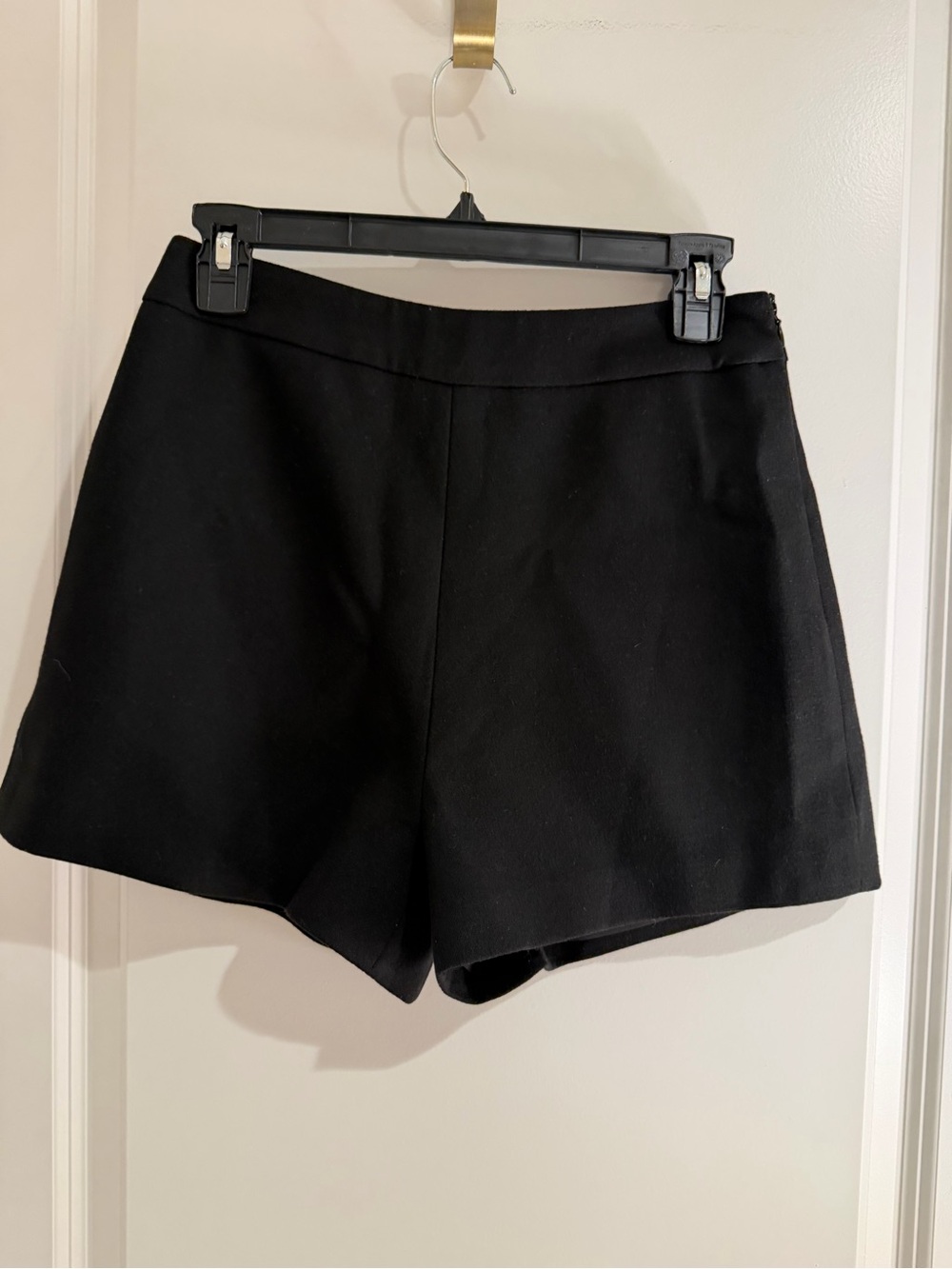 Commense High Waist Black Tailored Women's Shorts